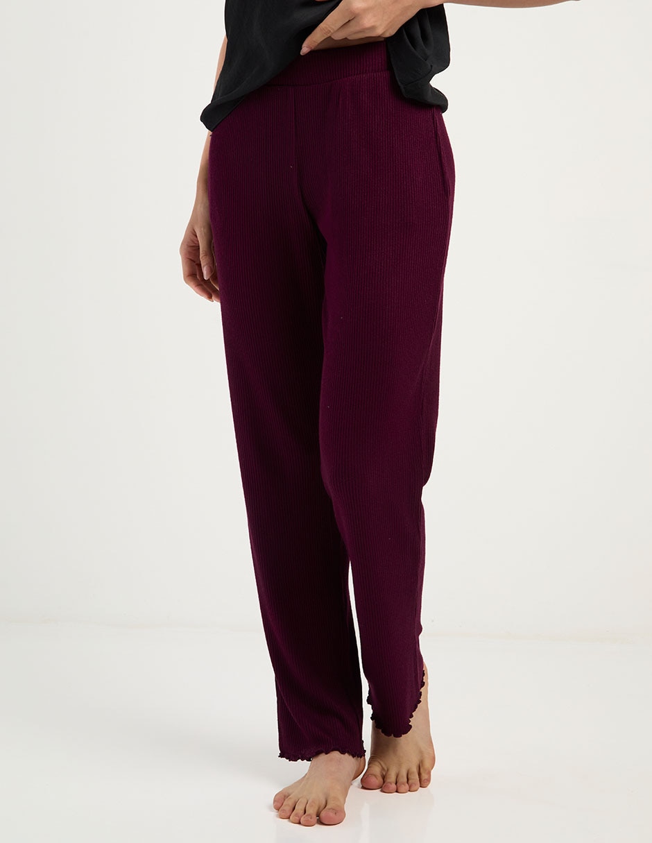 Pantalón pijama de algodón para mujer 2