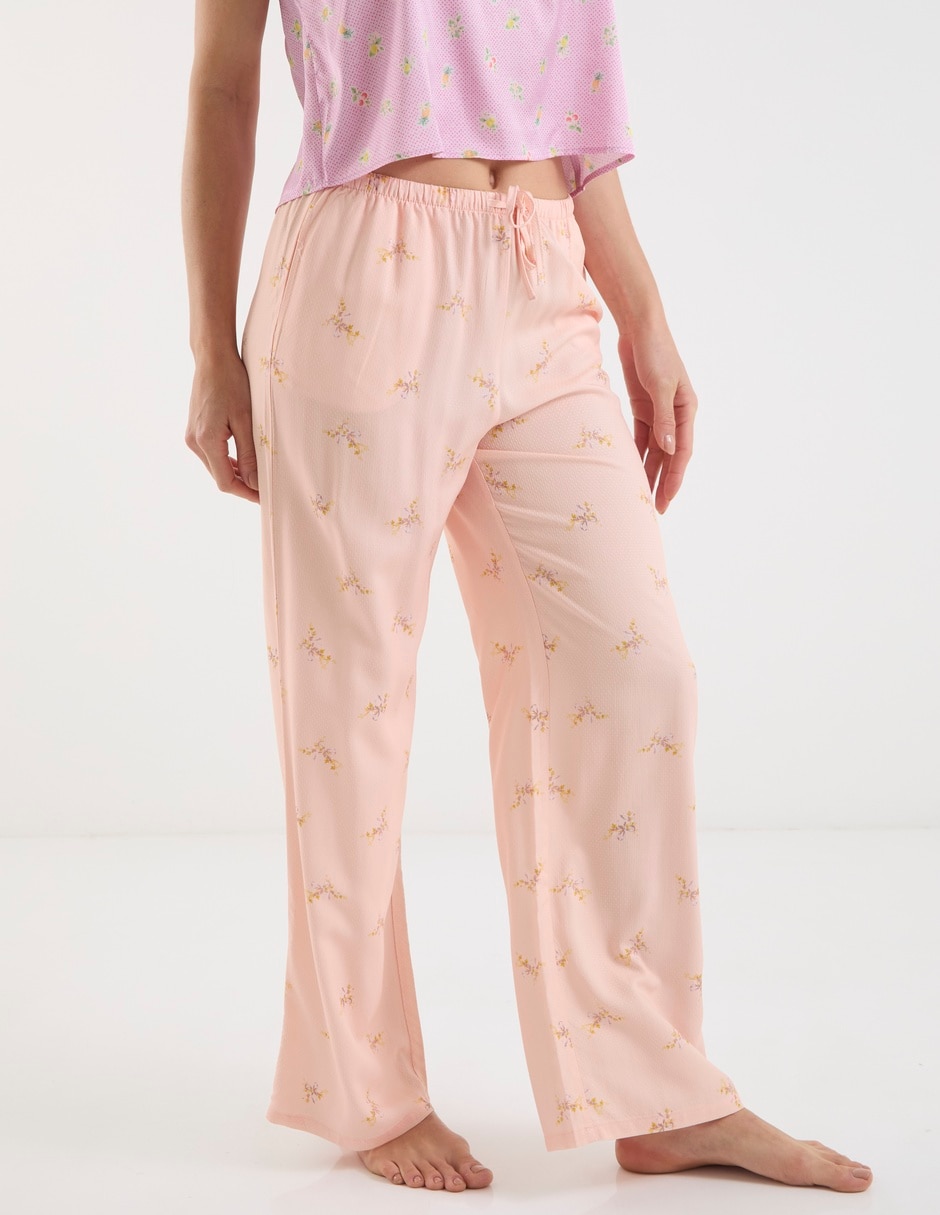 Pantalón pijama de algodón para mujer Pantalón pijama de algodón para mujer