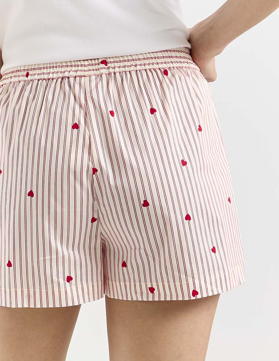 Short pijama de algodón para mujer 5