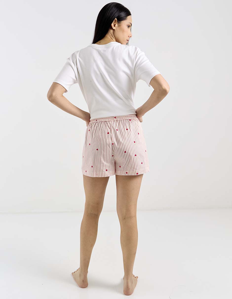 Short pijama de algodón para mujer 6