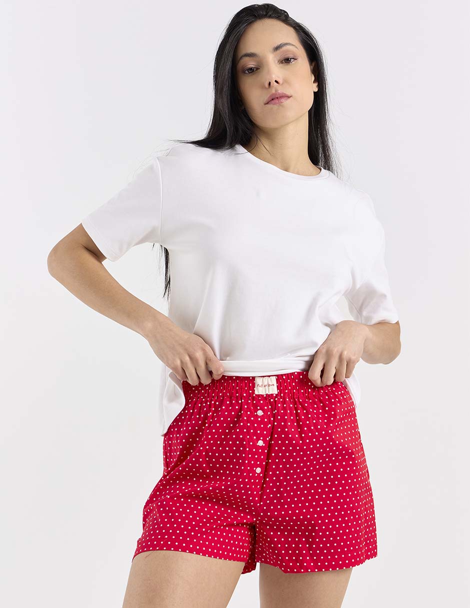 Short pijama de algodón para mujer Short pijama de algodón para mujer