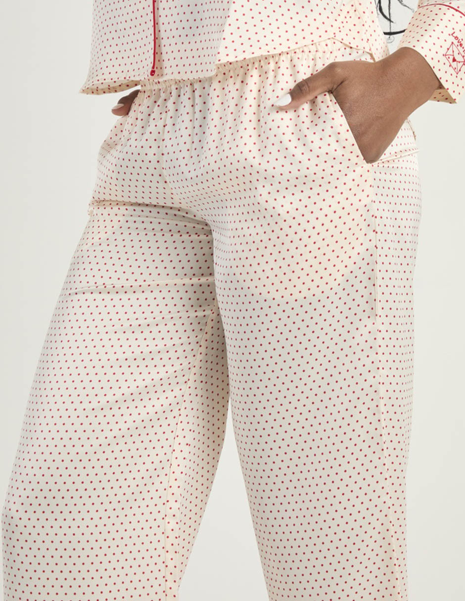 Pantalón pijama de algodón para mujer 4