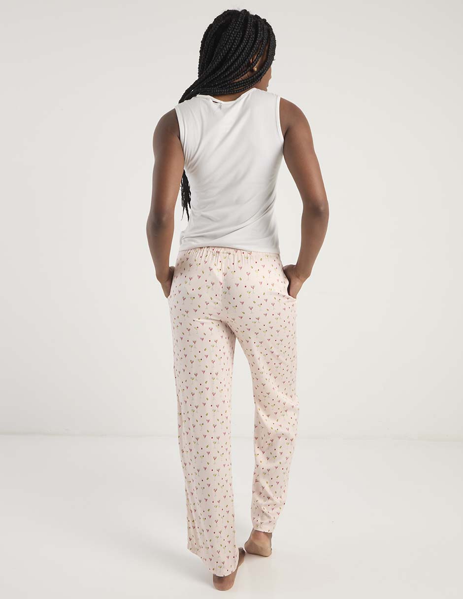Pantalón pijama de algodón para mujer 6