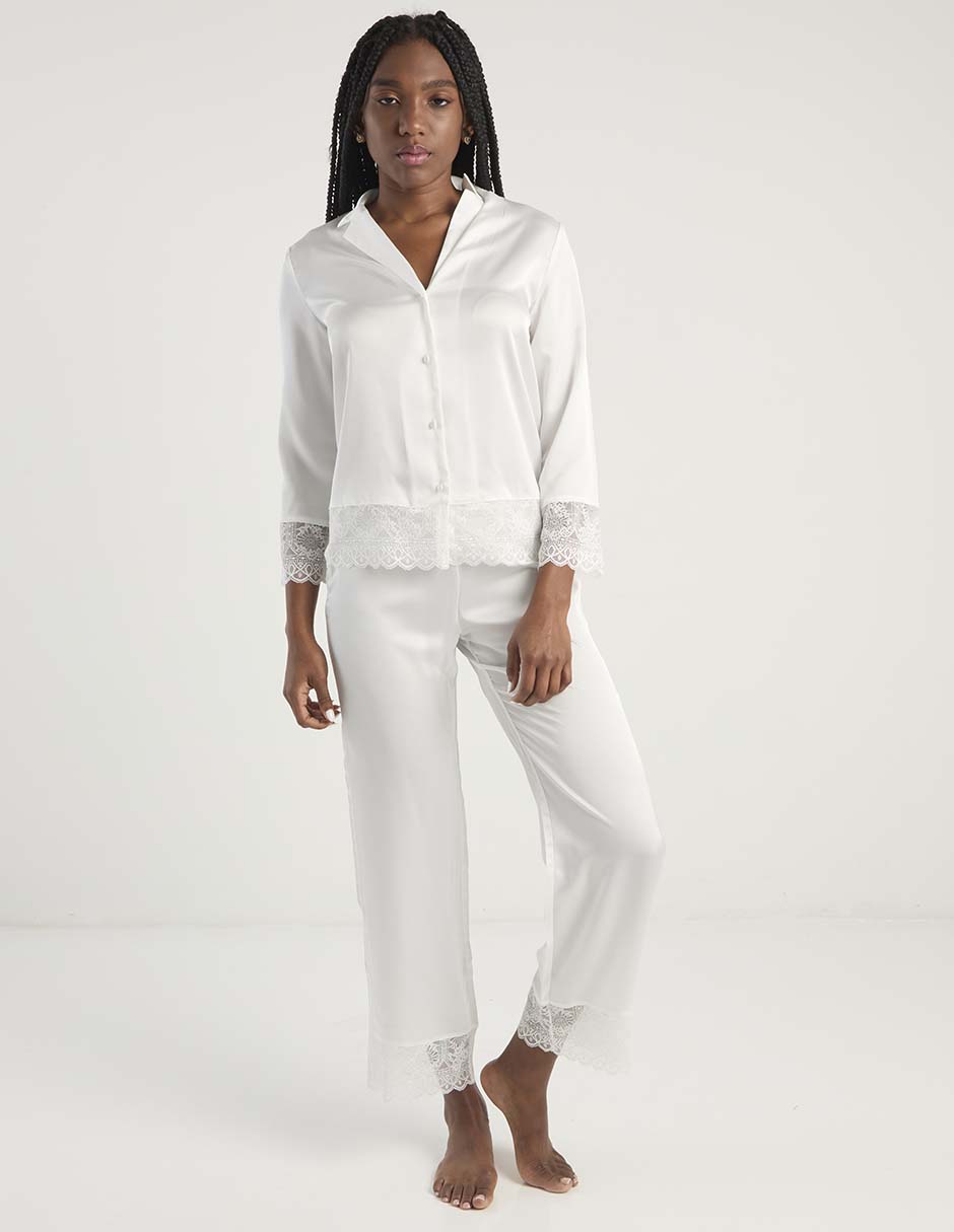 Pantalón pijama Bride de nylon para mujer 2