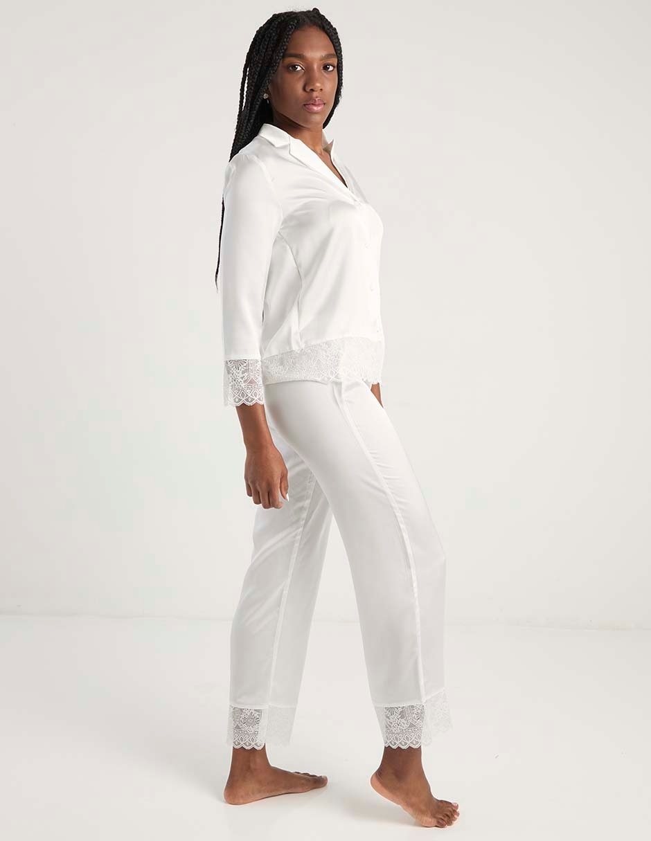Pantalón pijama Bride de nylon para mujer 3