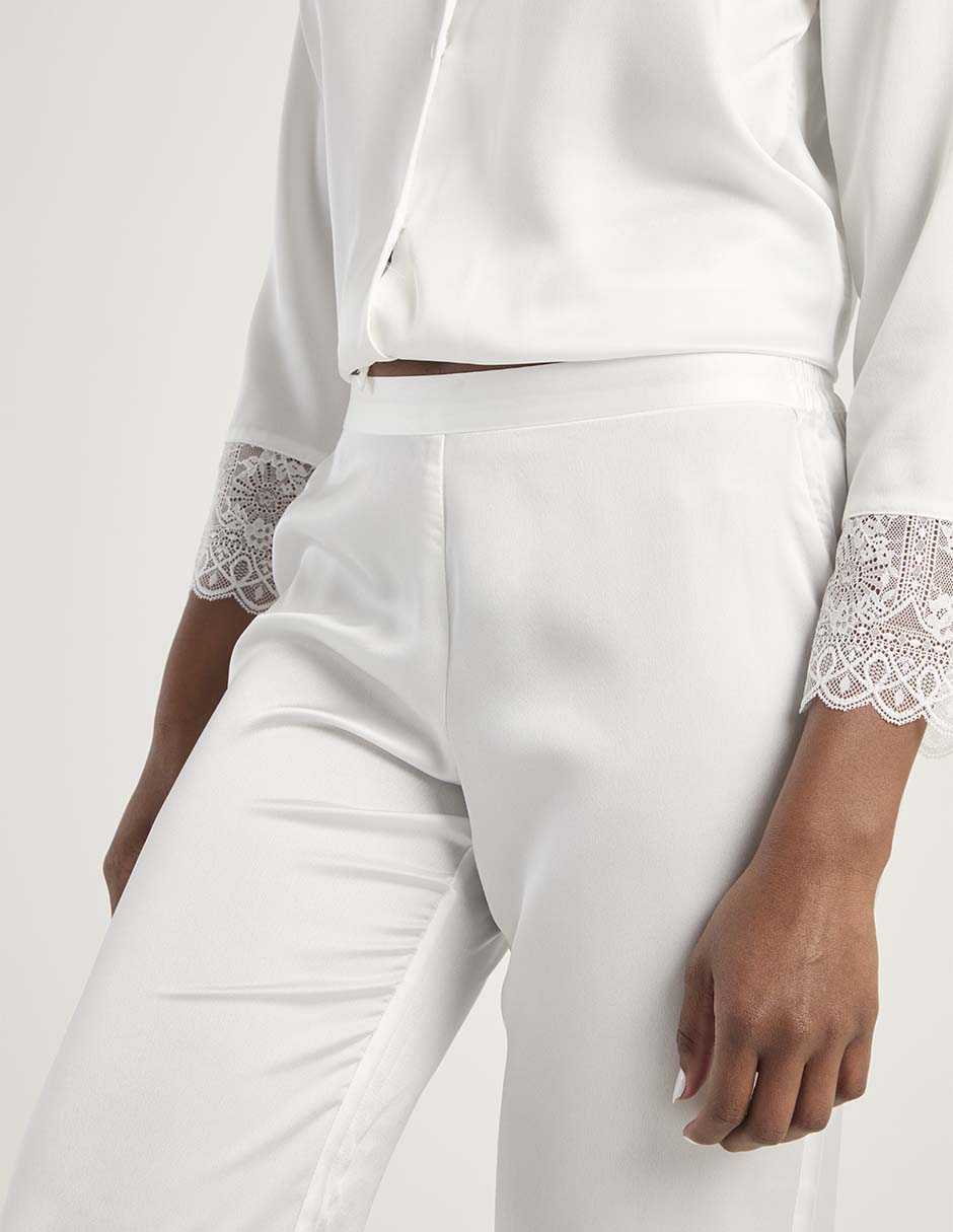 Pantalón pijama Bride de nylon para mujer 4